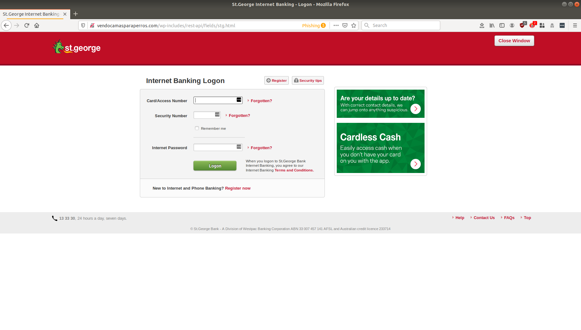 'Account suspension' email spoofing St. delivers phishing attack 'Account suspension' email spoofing St. delivers phishing attack